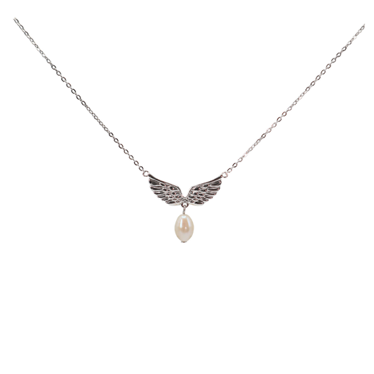 Alba Wings Pearl Necklace